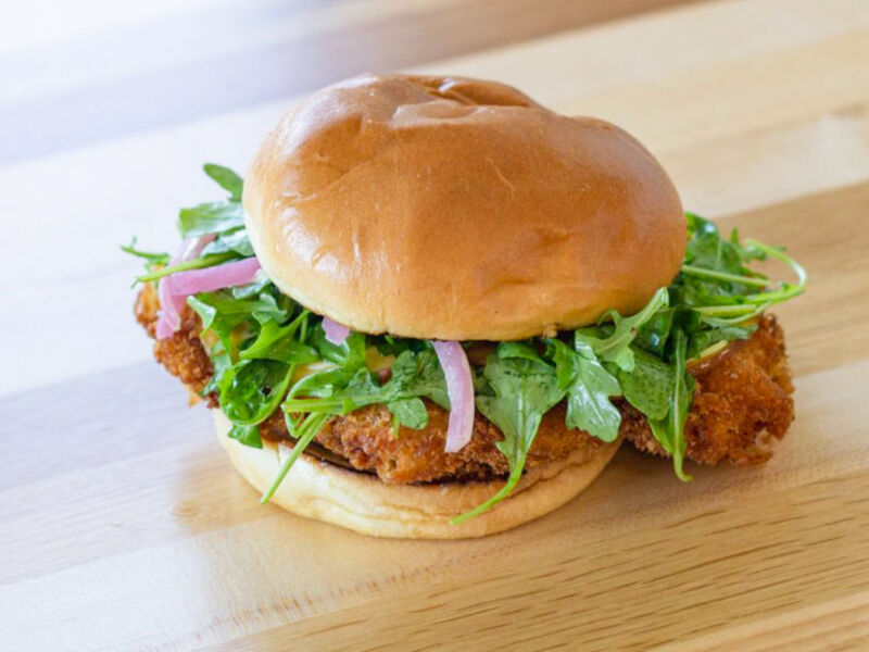 Pork Schnitzel Sandwich