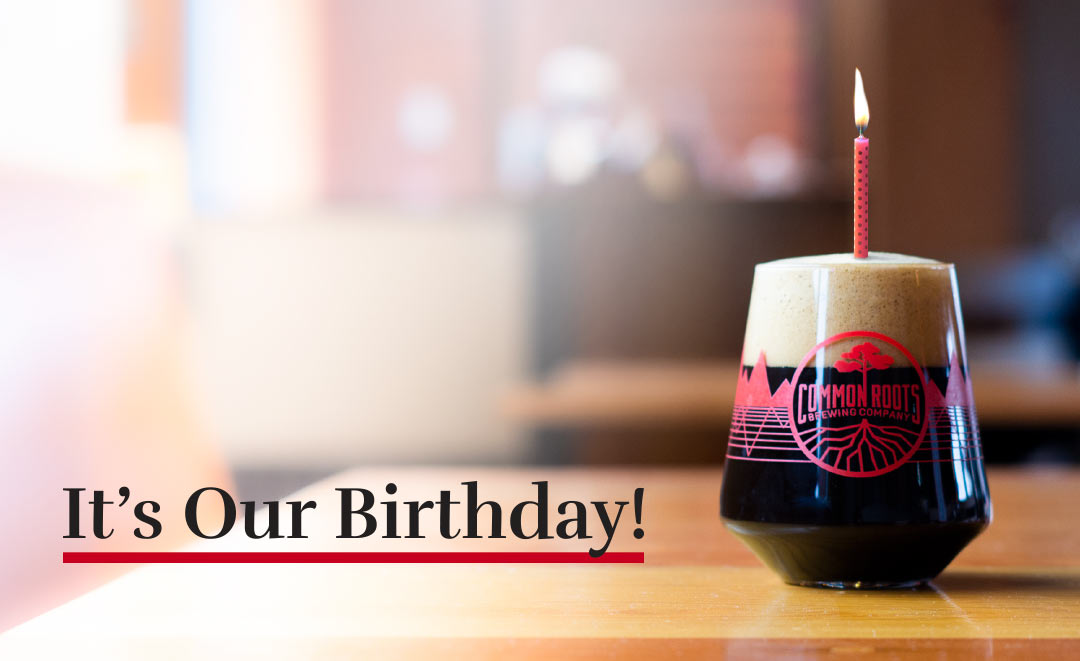 Beer with a candle in it