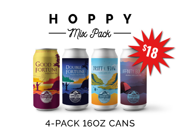 Hoppy Mix Pack: Assortment of four hoppy beers