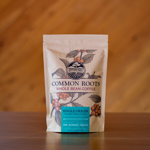 Brown bag with Guatemala Coffee label