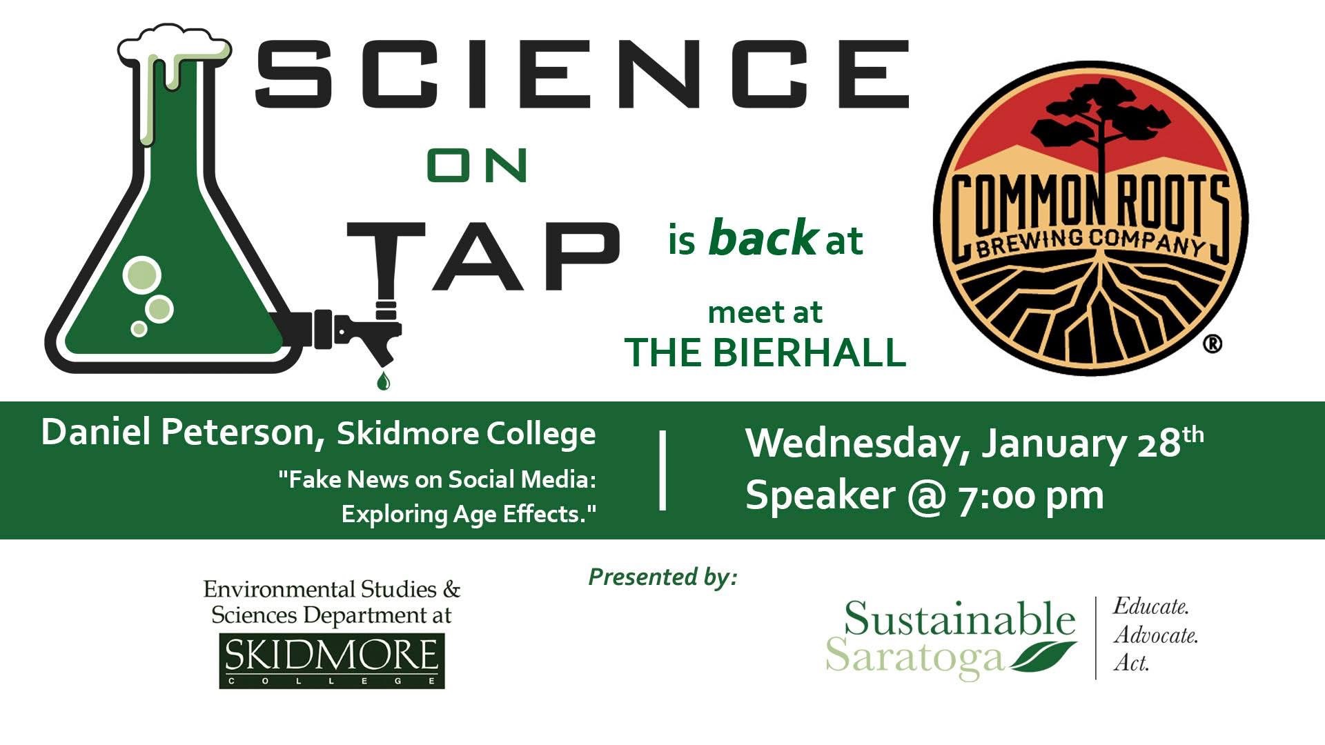 Science on tap flyer