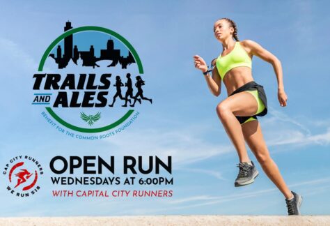 Runner with Trails & Ales Logo