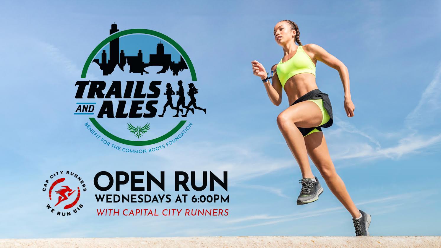 Runner with Trails & Ales Logo