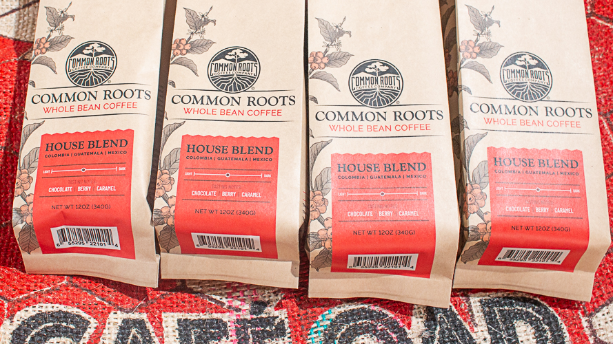 4 bags of Common Roots House Blend Coffee
