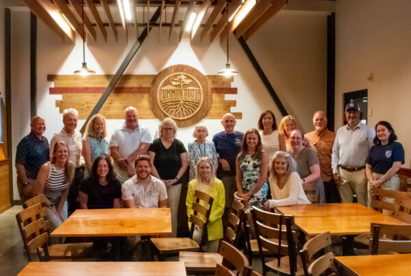 Grant recipients at ceremony