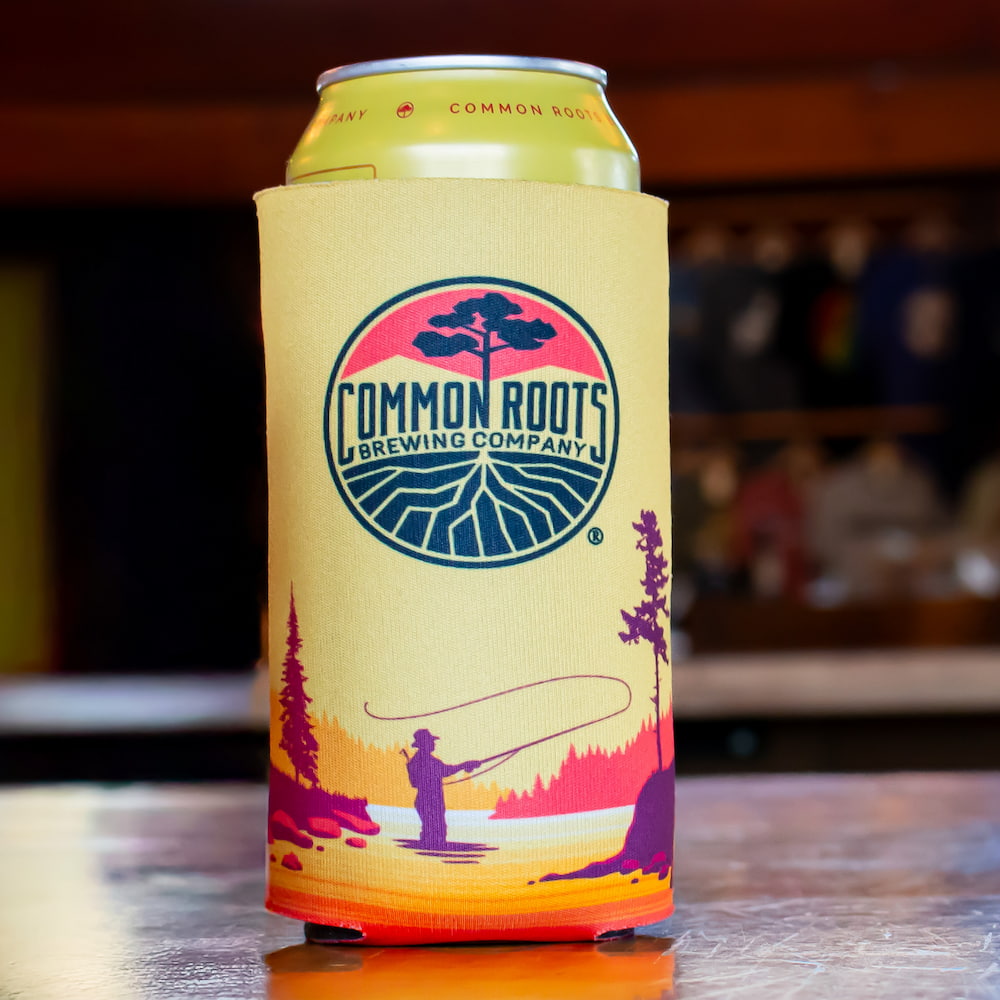 Close up of Good Fortune Koozie